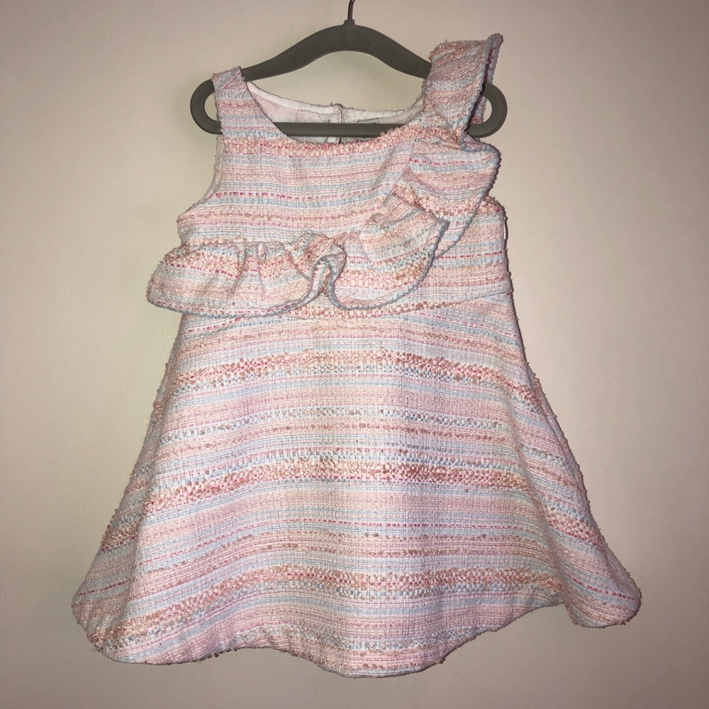 EUC Bouclé dress & bloomers 18-24mth
